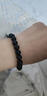 普陀山乌金黑曜石手串男补水事业护身男女情侣手串护身符生日礼物 实拍图