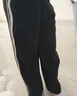 优衣库童装男童女童高弹力快干运动直筒裤阔腿裤子480185 480185/09黑色 120 实拍图