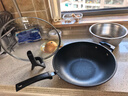 美的（Midea） 不粘锅炒锅平底煎炒锅32cm可立盖仿生荷叶不粘燃磁通用 实拍图