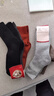 恒源祥袜子女5双装羊毛袜秋冬加厚防寒保暖中筒袜女式纯色雪地毛圈袜 实拍图