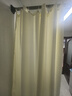 蓓柅高档纯色浴帘防水布浴室帘卫生间加厚涤纶洗澡间帘子淋浴隔断挂帘 暖米色 宽150*高200cm 实拍图