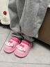 幸福玛丽（Cheerful Mario）美乐蒂儿童拖鞋女孩冬季可爱毛毛公主女童棉拖鞋室内家居宝宝棉鞋 实拍图