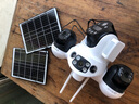 霸天安四镜头太阳能摄像头农村野外4g终身免流量室外看护远程监控器家用360度全彩高清夜视户外免插电 实拍图