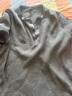 优衣库男装女装情侣华夫格亨利领套头衫长袖T恤479784 482766 479784/07青灰色 L 实拍图