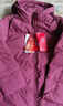 坦博尔羽绒服女短款秋冬连帽宽松保暖女士外套厚TD236356 酱紫红 175  实拍图