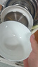 松发瓷器好韵纯白暗纹系列碗盘釉下彩碗具家用陶瓷碗碟餐具碗盘碟组合 好韵5英寸碗2个装 实拍图