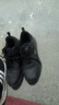特步运动鞋男鞋跑步鞋冬季加绒皮面防水轻便减震休闲慢跑鞋棉鞋黑色 实拍图