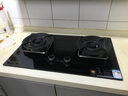 百得（BEST）华帝出品燃气灶煤气双灶具5.2KW定时可调底盘70%热效率天然气台式嵌入式炉灶JZT-QE600J 实拍图