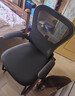 科润电脑椅办公椅学习椅人体工学椅学生椅护腰久坐舒服办公家用电竞椅 加厚海绵-黑框黑-透气升降腰托-加粗弓脚 不可调节 可旋转可升降扶手 +8cm加厚坐垫 实拍图