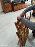 躺椅摇摇椅成人实木实竹折叠竹摇椅家用午休凉椅老人阳台休闲椅子 原色短折椅 实拍图
