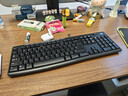 罗技（Logitech）MK275 键鼠套装 无线键鼠套装 办公键鼠套装 全尺寸 商务键鼠套装 带无线2.4G接收器 黑蓝色 实拍图