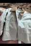 优衣库女装休闲拉链短茄克/外套巴恩风翻领时尚夹克 新款479208 30 浅米色 M /160/84A 实拍图