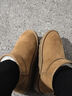 红蜻蜓雪地靴女秋冬加绒百搭棉鞋保暖短靴女靴WLC43470棕色36 实拍图
