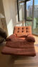 乐至宝LAZBOY单人沙发客厅摇摇椅懒人沙发绒布电动落日哈尼橙【7天发】 实拍图