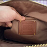 蔻驰（COACH）【品牌直供】女士中号托特包单肩手提包卡其色拼棕色4455 实拍图