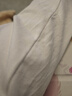 网易严选25新品新疆棉长袖T恤10A抗菌万能打底衫不易变形男女同款 25秋冬四季款长袖-本白色 L 实拍图
