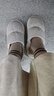 浪莎袜子女秋冬中筒袜抗起球纯棉袜条纹黑色长筒袜女士长袜 实拍图