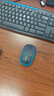罗技（Logitech）MK275 键鼠套装 无线键鼠套装 办公键鼠套装 全尺寸 商务键鼠套装 带无线2.4G接收器 黑蓝色 实拍图