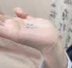 BJYLs999足银镶钻蝴蝶耳钉女养耳洞睡觉免摘纯银耳环银耳饰礼物送女友 999足银蝴蝶耳钉一对【玫瑰花礼盒】安心养护装 实拍图