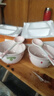 草莓陶瓷碗勺家用高颜值米饭碗少女心甜品碗釉下彩餐具套装 【4件套】浅粉草莓2碗2勺 实拍图