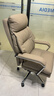 顾全电脑椅老板椅160°可躺 舒适办公椅人体工学椅大班椅C570金咖纤 实拍图