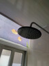 四季沐歌（MICOE）增压淋浴花洒喷头顶喷 加压浴室顶喷大面板出水圆形顶喷【雅黑】 实拍图