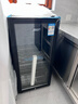 先科（SAST）冰吧冷藏柜 欧式恒温红酒柜办公室酒店家用电冰箱迷你小型单门电竞茶叶保鲜柜展示留样饮料药品柜 165升 黑胆（全冷藏保鲜+蓝光灯+带锁） 实拍图