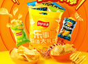 乐事（Lay's）薯片（黄瓜味+原味+红烩味+鱿鱼味+鸡翅味）400g 混合10包 实拍图