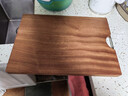 京东京造 菜板 砧案板切菜实木家用双面抗菌【乌檀整木】加厚 50*35*3cm 实拍图