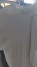 优衣库男装女装柔软圆领T恤/休闲长袖上衣25秋冬新款479783 00 白色 S /165/84A 实拍图