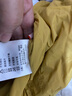 鸭鸭（YAYA）佟丽娅同款秋冬轻薄羽绒服女冬装短款鸭绒轻型薄款女士保暖外套K 黄色 2XL (175) 实拍图
