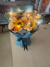艾斯维娜鲜花速递向日葵混搭花束生日礼物全国同城配送 向日葵香槟韩式花束 实拍图