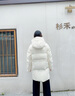 波司登25年羽绒服女士冬季90绒加厚脱卸帽修身中长款休闲百搭外套 实拍图