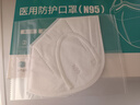 劲度（JINDU）N95型口罩医用一次性防护口罩双层熔喷布防细菌飞沫雾霾成人100只 实拍图