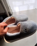 京东京造【温暖御寒】软弹秋冬家居棉拖鞋室内保暖棉拖鞋男士深咖色42-43 实拍图