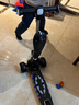 飞鸽霸气机甲儿童滑板车可坐1-3-6-12岁男女小孩宝宝滑行溜溜车踏板车 暗黑骑士 座椅款 闪光轮音乐灯光 生日周岁礼物 实拍图
