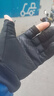 佰思腾手套男冬季骑行开车触屏漏二指手套防泼水防风防滑户外卖运动健身登山锻炼保暖防寒加绒棉手套男冬 漏两指黑 实拍图