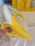 努比（Nuby）香蕉牙胶全硅胶宝宝防吃手神器婴儿磨牙抓握训练软咬胶 黄色香蕉牙胶 1只装 实拍图