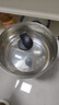 炊大皇304不锈钢汤锅+蒸屉 汤蒸炖锅蒸锅双耳煮粥煮面 22cm 电磁炉通用 实拍图