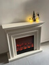 逸雪美式壁炉装饰柜家用玄关客厅北欧简约现代欧式壁炉架装饰架背景墙 黑色 长120*厚26*高90CM +取暖炉芯 实拍图