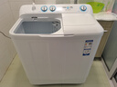 海尔（Haier）双桶洗衣机半自动 家用大件洗 12公斤大容量 一级能效省水电 以旧换新 双缸 原厂品质XPB120-81D2 实拍图