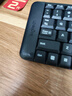 罗技（Logitech）MK220 键鼠套装 无线键鼠套装 办公键鼠套装  多媒体键鼠套装 带无线2.4G接收器 黑色 实拍图