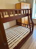 美念胡桃木儿童上下床实木高低床双层床上下铺床两层木床子母床 胡桃色【爬梯款】床+床垫+书架+双抽 上铺宽140cm下铺宽160cm 实拍图
