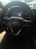 淄客适用丰田真皮手缝方向盘套卡罗拉雷凌荣放凯美瑞亚洲龙锋汉威兰达 头层牛皮 小牛皮黑皮侧孔红线 实拍图