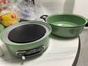 摩飞电器（Morphyrichards） 多功能锅电火锅家用分体式鸳鸯火锅电炒锅烧烤肉蒸煮炒煎电煮锅MR9087 3L 清新绿【标配】涂层升级 实拍图