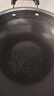 炊大皇炒锅有钛0氟不粘锅316L不锈钢不粘平底炒锅34cm 实拍图