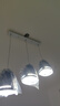 雷士（NVC）现代简约圆形餐厅灯北欧卧室吧台创意大气极光3头现代简约餐厅灯 实拍图