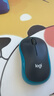 罗技（Logitech）M221 轻音鼠标 无线鼠标 办公鼠标 对称鼠标 带无线微型接收器 米白色 实拍图