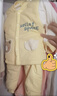 迪士尼宝宝宝宝套装婴幼儿衣服加棉秋冬棉衣套装分体式衣服纯棉内衣可开档衣 宝宝加棉套装(蓝色云朵) 80 实拍图