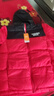 雪中飞童装儿童羽绒服2025新款男童女童中大童拼接面包羽绒服冬季外套 中国红 160 实拍图